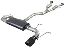 Load image into Gallery viewer, aFe Large Bore HD 3in 304 SS Cat-Back Exhaust w/ Black Tips 14-19 Jeep Grand Cherokee (WK2) V6-3.6L - 49-38078-B