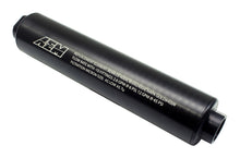 Load image into Gallery viewer, AEM Universal High Flow -10 AN Inline Black Fuel Filter - 25-201BK
