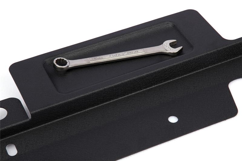 GrimmSpeed 08+ Subaru Impreza/WRX/STI Radiator Shroud w/Tool Tray - Black - 096008