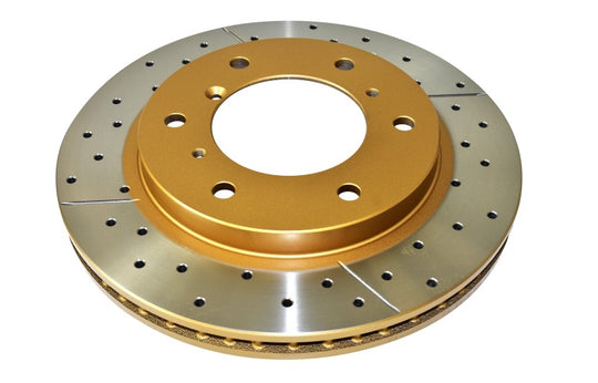 DBA 15-18 Subaru Legacy 2.5i Front Drilled & Slotted Street Series Rotor - DBA660X