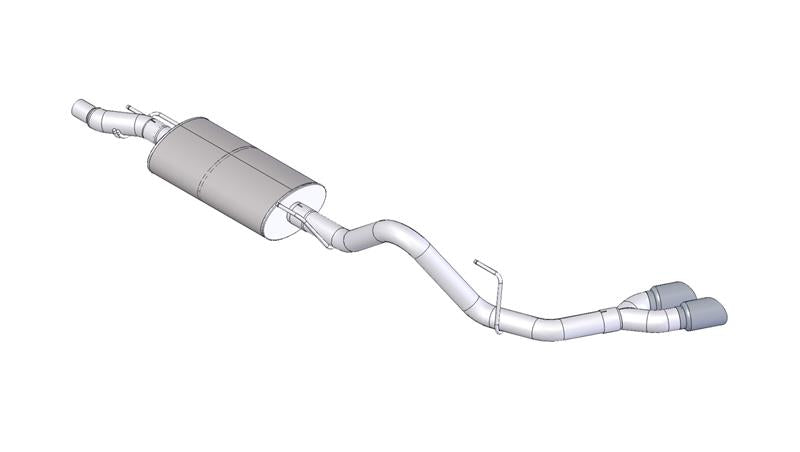 Corsa 2011-2014 Ford F-150 EcoBoost 3.5L V6 Polished Sport Cat-Back Exhaust - 14392