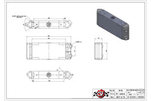 Load image into Gallery viewer, CSF Universal Dual-Pass Oil Cooler - M22 x 1.5 - 13in L x 4.75in H x 2.16in W - 8119