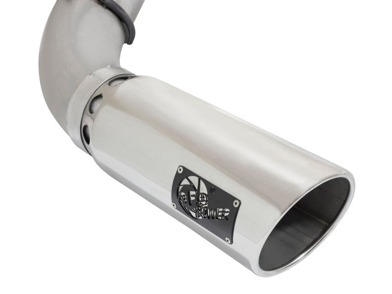 aFe LARGE Bore HD Exhausts 5in DPF-Back SS-409 2016 Nissan Titan XD V8-5.0L CC/SB (td) - 49-46112-P