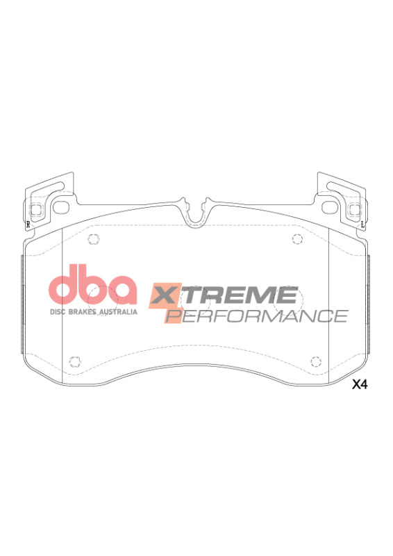 DBA 18-19 Mercedes-Benz G63 AMG XP Performance Front Brake Pads - DB15263XP