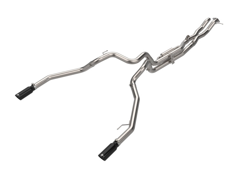 aFe Vulcan Series 3in 304SS Cat-Back Exhaust 24-25 Ford Ranger Raptor V6-3.0L (tt) w/ Black Tips - 49-33152-B