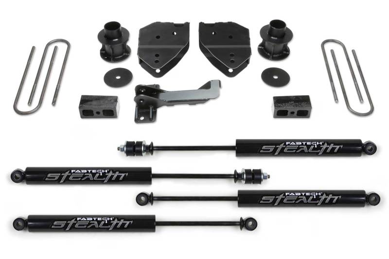 Fabtech 17-21 Ford F250/F350 4WD 4in Budget Sys w/Stealth - K2213M