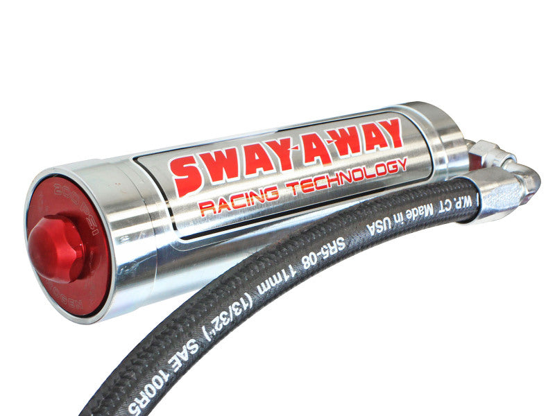 aFe 97-17 Nissan Patrol Sway-A-Way 2.5in Front Shock Kit w/ Remote Reservoir for OE Ride Height - 201-5600-05