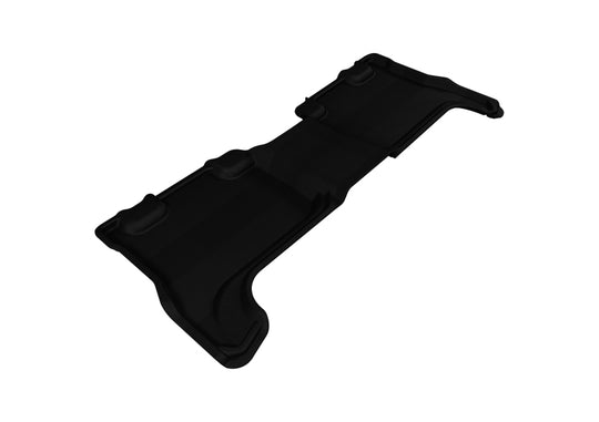 3D MAXpider 2004-2012 Chevrolet/GMC Colorado/Canyon Crew Cab Kagu 2nd Row Floormats - Black - L1CH02721509