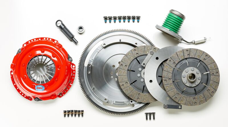 South Bend 05-10 Ford Mustang 4.6L (10T) Street Dual Disc Kit w/ Flywheel - SDDFMK1011