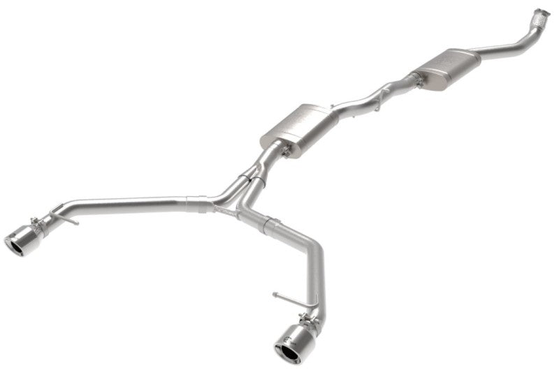 aFe MACH Force-Xp 13-16 Audi Allroad L4 SS Cat-Back Exhaust w/ Polished Tips - 49-36438-P