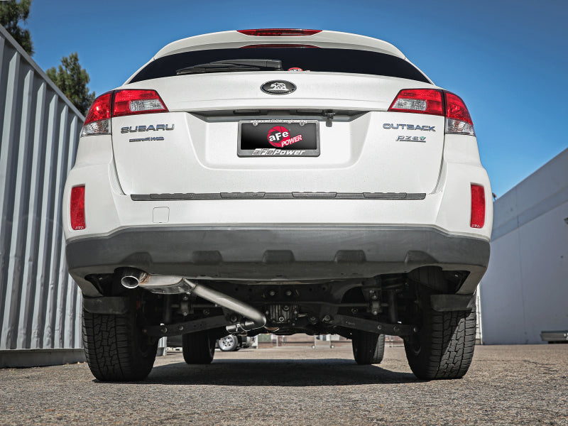 aFe POWER Takeda 2.25 to 2.5in 304SS Cat-Back Exhaust 10-14 Subaru Outback H4-2.5L - 49-36806