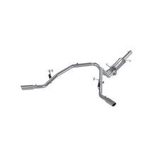 Load image into Gallery viewer, MBRP 2003 Dodge Ram Hemi 1500 5.7L SC/CC-SB Cat Back Dual Split Side - S5110AL