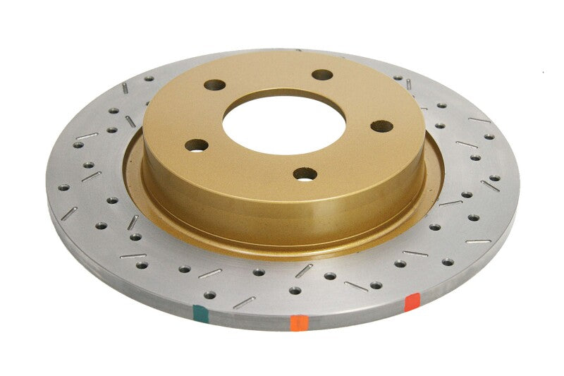DBA 04-05 Mazda 3 2.3L / 06+ MazdaSpeed3 Rear Drilled & Slotted 4000 Series Rotor - DBA42957XS