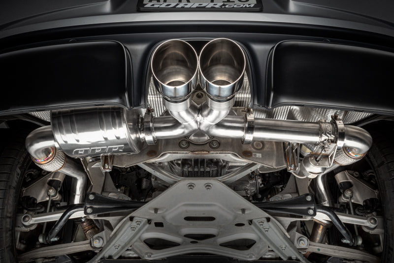 APR 17-25 Porsche Boxster/Cayman 718 (982) 2.0T/2.5T Catback Exhaust Left Muffler - CBK0028