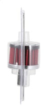 Load image into Gallery viewer, K&amp;N Steel Base Crankcase Vent Filter .625in Vent OD x 2in OD x 1.5in Height - 62-1020
