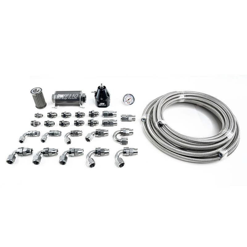 DeatschWerks 11-19 Ford Mustang X2 Series PTFE Plumbing Kit - 6-604