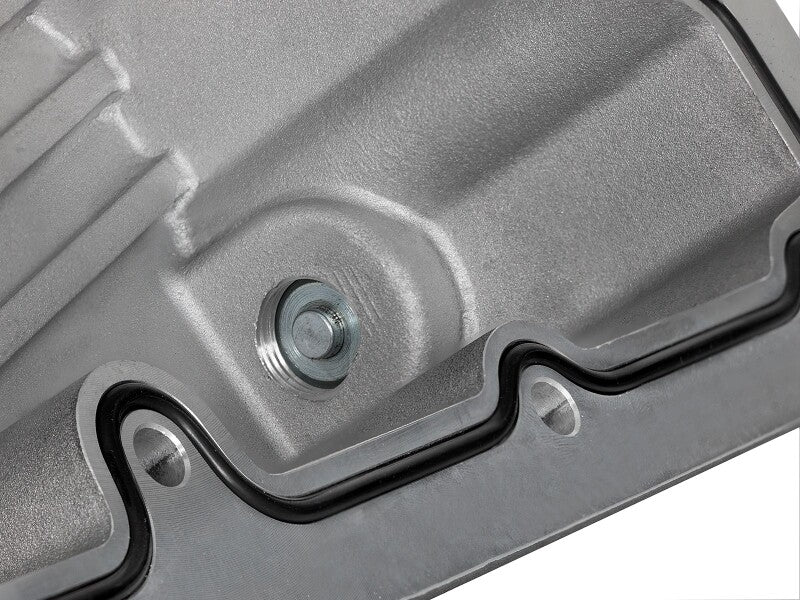 AFE Pro Series Engine Oil Pan Black w/Machined Fins; 11-16 Ford Powerstroke V8-6.7L (td) - 46-70322