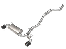 Load image into Gallery viewer, aFe POWER Takeda 2021 Toyota Supra 2.0L (t) 2.5in-3in 304 SS CB Exhaust w/ Carbon Tips - 49-36050-C