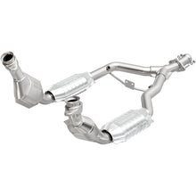 Load image into Gallery viewer, MagnaFlow Direct Fit Catalytic Converter 96-98 Ford Mustang 3.8L - 93344