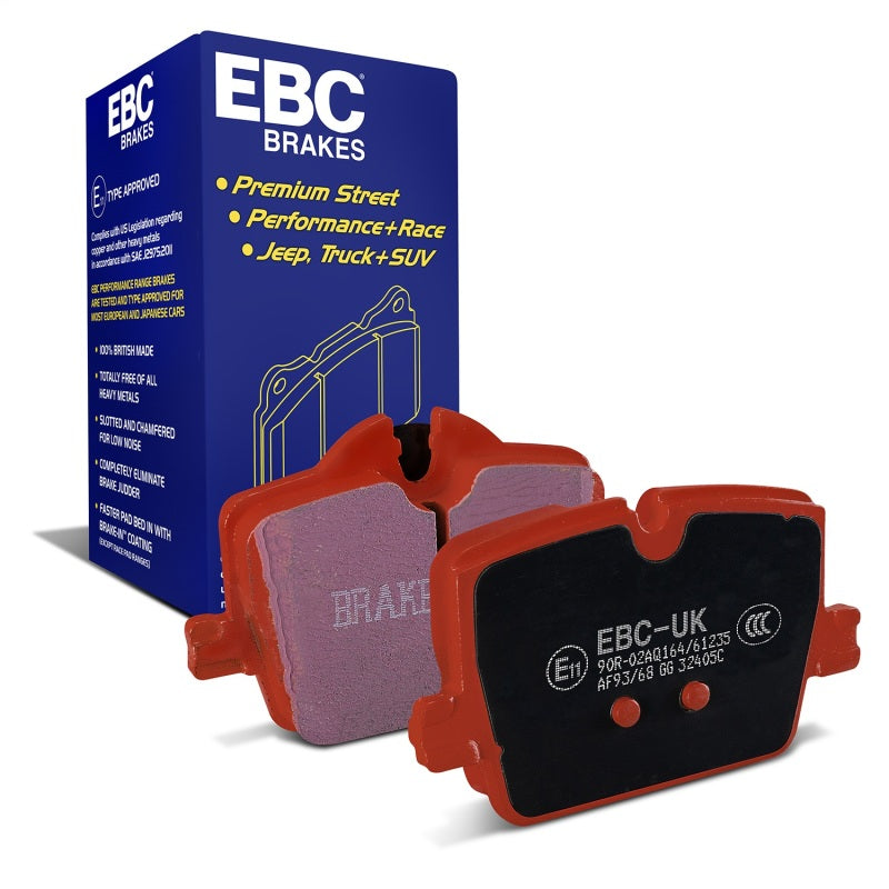EBC 2019+ Toyota GR Supra (w/13in Rear Rotor) Redstuff Rear Brake Pads - DP32405C