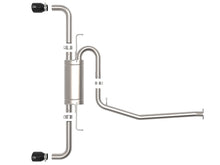 Load image into Gallery viewer, aFe POWER Takeda 19-21 Toyota RAV4 L4-2.5L 304SS CB Exhaust w/ Black Tips - 49-36053-B