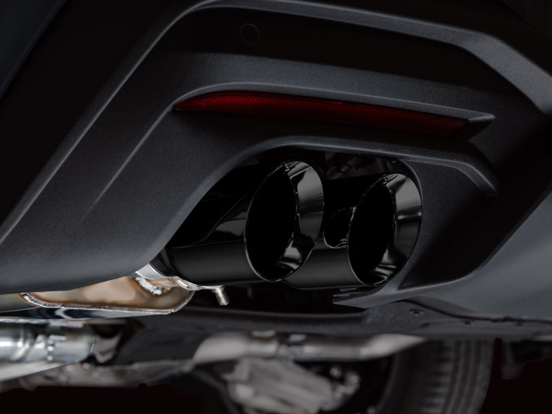 AWE 2024 Ford Mustang GT Fastback S650 RWD SwitchPath Cat-Back Exhaust w/ Quad Diamond Black Tips - 3025-43650