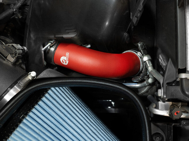 aFe BladeRunner 3in & 3-1/2in AL Hot and Cold Charge Pipe Kit Red RAM Diesel Trucks 25-26 L6-6.7L - 46-20814-R