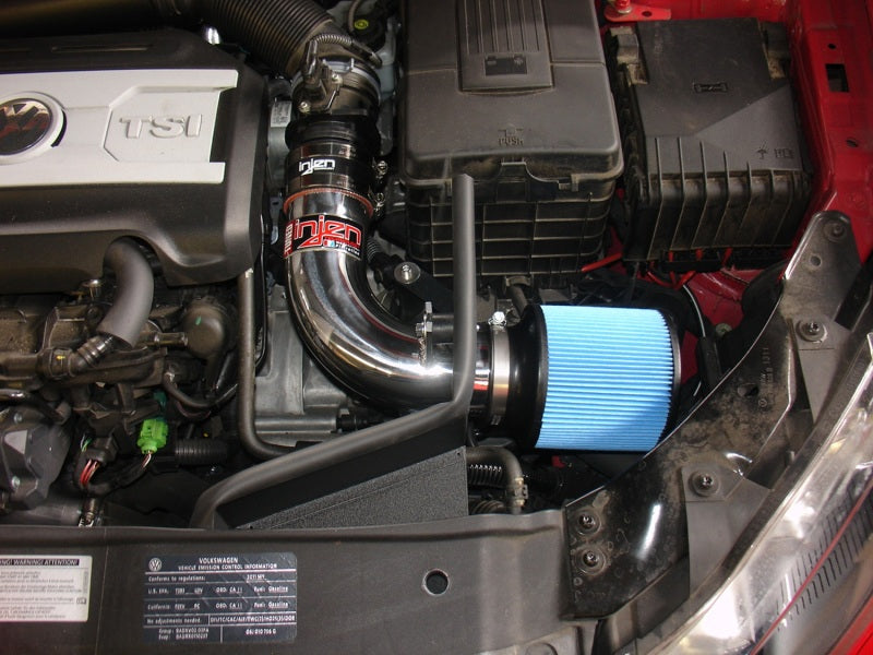Injen 10-12 VW MK6 GTI 2.0L TSI Black Short Ram Intake w/ Heat Shield - SP3075BLK