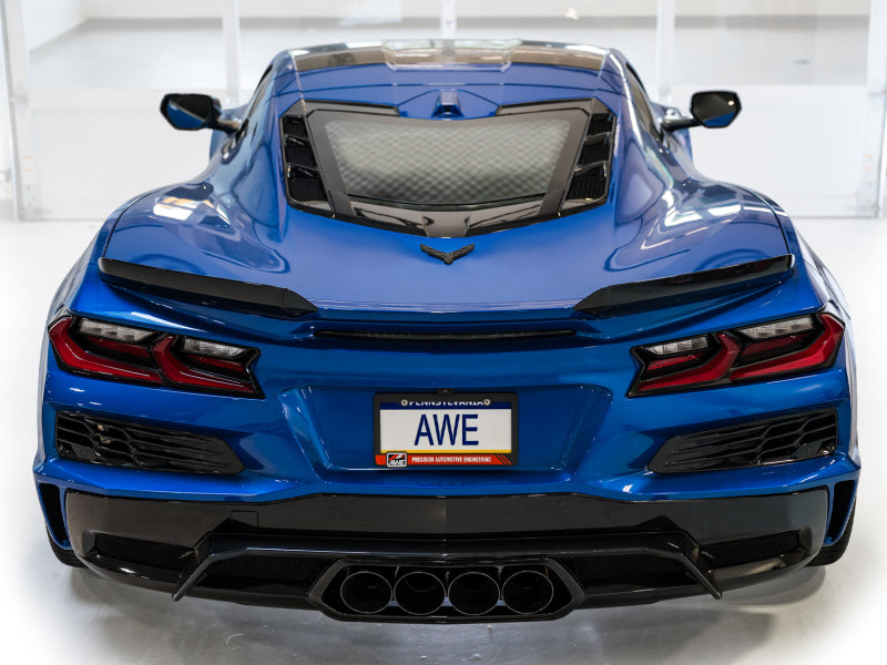 AWE Tuning 2023 C8 Corvette Z06 SwitchPath Cat-Back Exhaust - Diamond Black Tips - 3025-43906