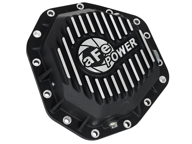 aFe Power Front/Rear Diff Cover Kit w/ Oil 17-22 Ford Diesel V8 (Dana Super 60 & Dana M275-14) - 46-7705AB