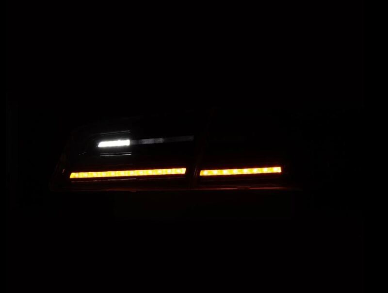 AlphaRex 12-21 Tesla Model S LUXX-Series LED Tail Lights - Black - 601120