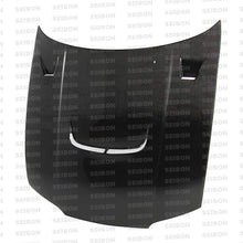 Load image into Gallery viewer, Seibon 95-96 Nissan Skyline R33 GT-R (BCNR33) JU-Style Carbon Fiber Hood - HD9596NSR33-JU