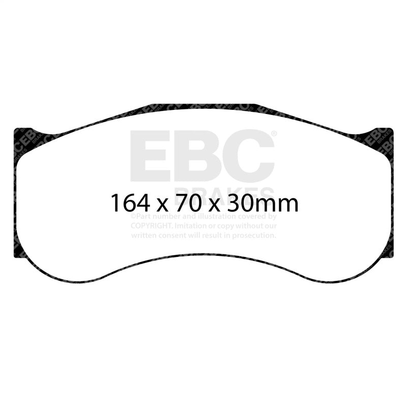 EBC Racing AP Racing CP6268 D62 SR-11 Sintered Race Front Brake Pads - DP8086.30SR11
