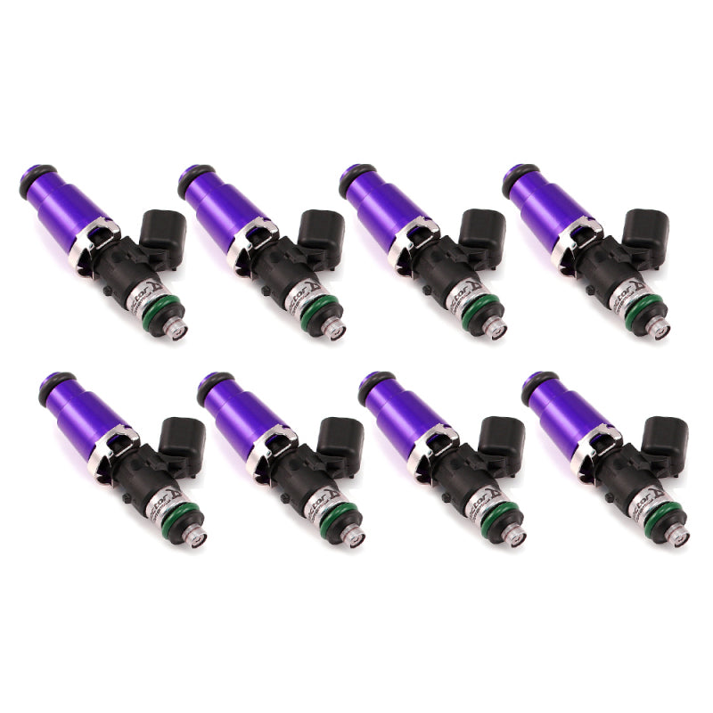 Injector Dynamics 1750-XDS - 60mm Length - 14mm Purple Top - 14mm Lower O-Ring (Set of 8) - 1750.60.14.14.8