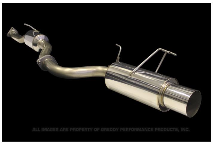 GReddy 00-08 Honda S2000 63.5mm Revolution RS Single Exit Cat-Back Exhaust - 10158100