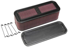 Load image into Gallery viewer, K&amp;N Custom Racing Assembly 19in x 6.5in Carbon Fiber Air Filter - 100-8570