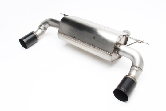 Dinan 14-16 BMW M235i (F22) w/o M-Performance Valence Free Flow Axleback Exhaust System - Black Tips - D660-0047-BLK
