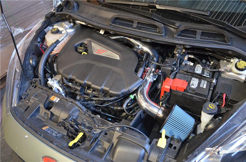 Injen 14 Ford Fiesta ST 1.6L Turbo 4Cyl Polished Short Ram Intake w/MR Tech - SP9016P