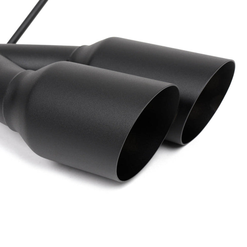 BLOX Racing 2022+ WRX Muffler Delete / Axle Back Single Wall 4in - Matte Black Tips - BXEX-51106-BK