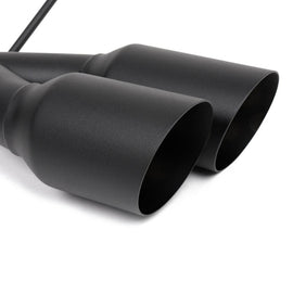 BLOX Racing 2022+ WRX Muffler Delete / Axle Back Single Wall 4in - Matte Black Tips - BXEX-51106-BK