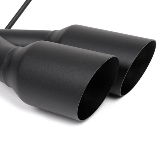 BLOX Racing 2022+ WRX Muffler Delete / Axle Back Single Wall 4in - Matte Black Tips - BXEX-51106-BK
