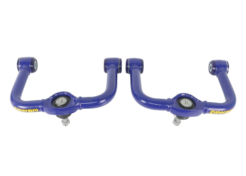 SuperPro 05-21 Nissan Frontier - Fixed Offset Upper Control Arm Set - Camber/Caster Correction - TRC6540
