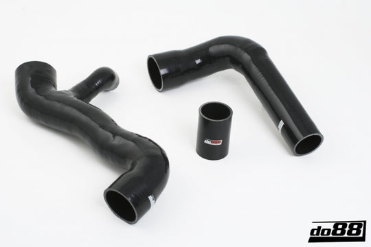 do88 09-11 Ford Focus RS 2.5L (MKII) Pressure Hoses w/Symposer - Black - DO88-KIT137-MS-S