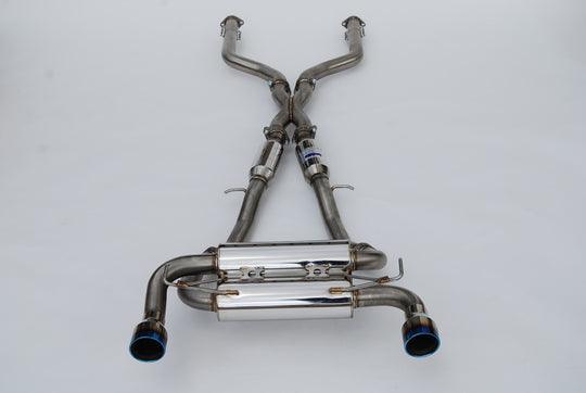 Invidia 2022+ Nissan Z 70mm Gemini Cat Back Exhaust - Rolled TI Tips - HS22N4Z7GM1RTL