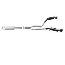 Load image into Gallery viewer, MagnaFlow Cat-Back 15-16 Land Rover Ranger Rover V6 SS 2.5in Dual Split Rear Exit 4.5in Black Tips - 19123