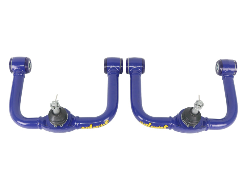 SuperPro 05-21 Nissan Frontier - Fixed Offset Upper Control Arm Set - Camber/Caster Correction - TRC6540
