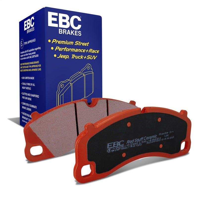 EBC 2016+ Porsche 911 (991/992) Carrera S 3.0TT (Cast Iron Rotor Only) Redstuff Front Brake Pads - DP32206C
