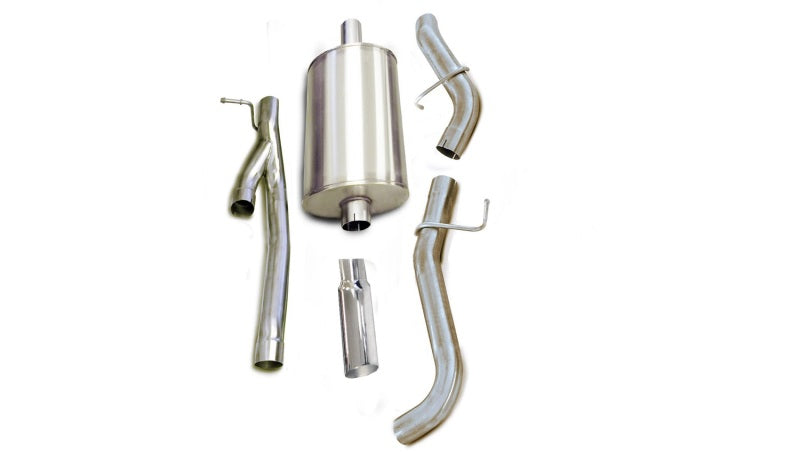 Corsa 2005-2006 Chevrolet Silverado Crew Cab/Short Bed 1500 6.0L V8 Polished Sport Cat-Back Exhaust - 24240