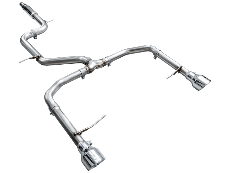 AWE Tuning 22-25 Volkswagen Jetta GLI Track Edition Exhaust - Chrome Silver Tips - 3020-32275