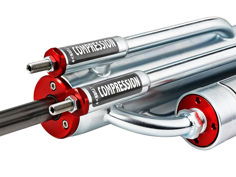 aFe Sway-A-Way 2.5 Bypass Shock 3-Tube w/ Piggyback Res. Left Side - 18in Stroke - 56000-0318-3L